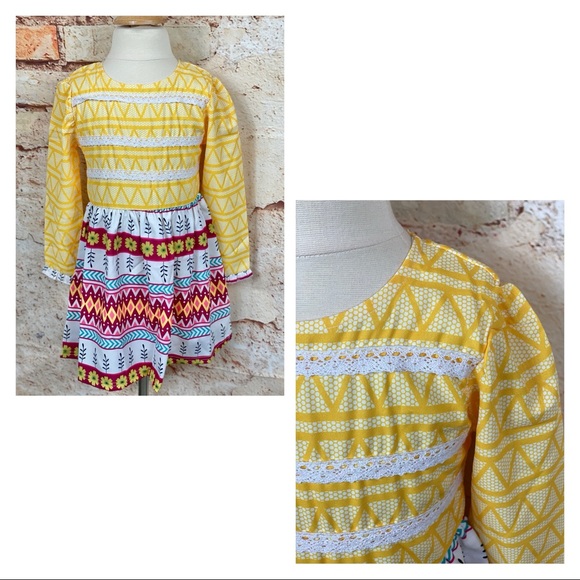 NWT Sunshine Day-sies Southwestern Dress - Picture 5 of 10